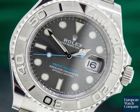 rolex yacht master rhodium dial price